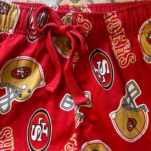 Adult Red 49ers Pajama Pants - XS - Picture 3 of 6